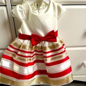Rare Decisions baby Christmas Dress